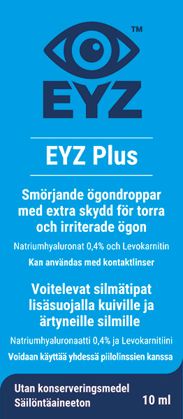 EYZ Plus ögondroppar för torra ögon